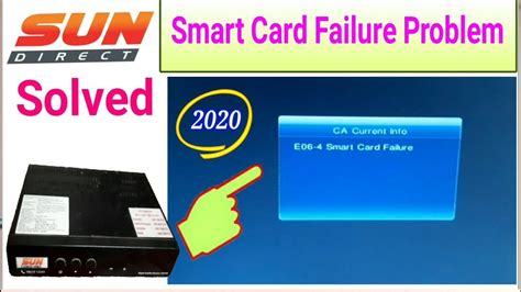 Smart card failure in sun direct 